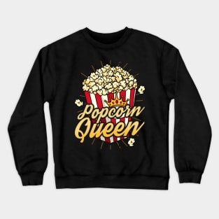 Popcorn Movie Night Cinema Crewneck Sweatshirt